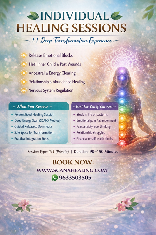 Individual Healing Sessions – 1:1 Deep Transformation Experience